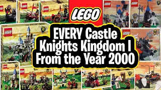 EVERY Retired Lego Castle Knights Kingdom I Sets Released in the Year 2000 | Then & Now