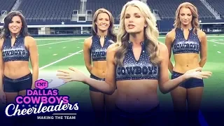 How to Kick Line w/ the Dallas Cowboys Cheerleaders 👯‍♀️ #DCCMakingTheTeam (Season 14) | CMT