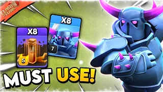 TH11 Pekka Smash Attack Strategy 2023 | Best Th11 War Attack Strategy (Clash of Clans)