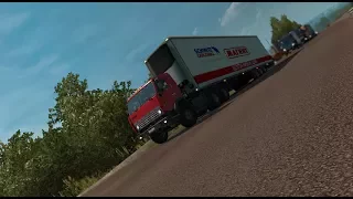 Euro Truck Simulator 2 Суровая Россия едим на камазе 5410 на север стрим в честь 300 подписчиков