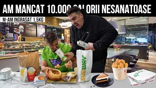 GHIDUS ISI BATE JOC DE DIETA MEA 24H | 10.000 CALORII+SHAORMA PE BANDA