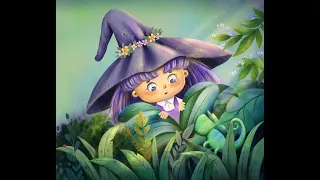 Speed Painting of a witch girl in forest in Photoshop, Cute Girl illustration, Digital Art