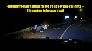 HIGH SPEED PURSUIT 115 MPH sipping on Peach Crown Royal & Twisted Tea #arkansasstatepolice