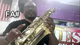 TUTORIAL COMO TOCAR LOS SOSTENIDOS EN EL SAXO ALTO