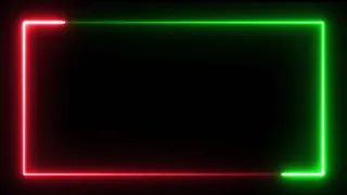 #Футаж неоновая рамка для конечной заставки ◄4K•HD► #Footage neon border for end screensaver