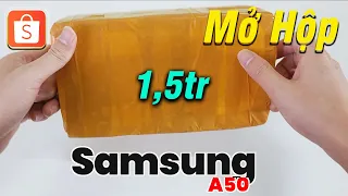 Mở hộp Samsung A50 - Giá 1,5tr trên Shopee có gì ?