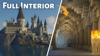 Minecraft Hogwarts Full Interior Tour