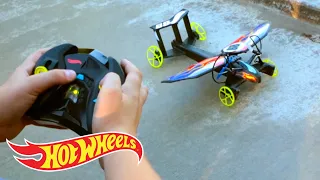 Controling Hot Wheels Sky Shock Car, Insane Transformation & Racing Without Limits | @HotWheels