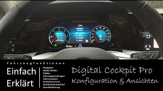 VW Golf 8, Neuer Caddy: Konfiguration Digital Cockpit Pro | Kombiinstrument