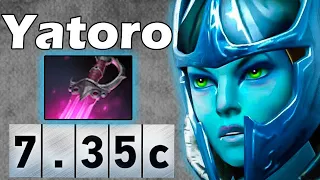 Яторо на 30 LVL Фантом Ассассин! Через Кханду - Yatoro Phantom Assassin 7.35 DOTA 2