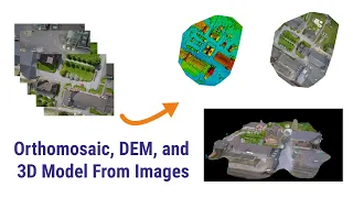 Create Orthomosaic Map, 3D Model, and DEM from Images with PIX4Dmapper