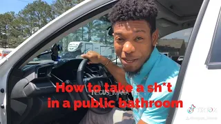 How to take a poop in a public bathroom