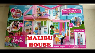 Barbie Malibu House Play Set | Kids Doll House | Unboxing