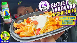 Taco Bell® Secret Aardvark® Nacho Fries Review 🌮🔔🤫🍟 Are They Legit? 🤔 Peep THIS Out! 🕵️‍♂️