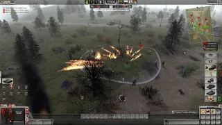 ОТЛИЧНЫЙ БОЙ ВЕТЕРАНОВ   4 v 4 Men of War assault squad 2 **USSR** #314