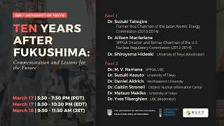 Ten Years after Fukushima: Commemoration and Lessons for the Future