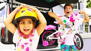 Nastya and arranged a garage sale and bought Mia a new bike. Popular series for children