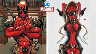 Marvel & Dc Characters Gender Swap Version