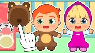 BABY ALEX AND LILY Transform into russian girl and Bear | Cartoons for Kids