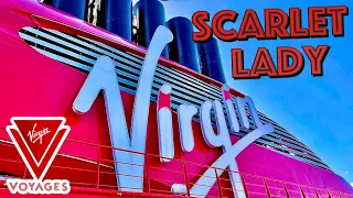 Scarlet Lady FULL Ship Tour! Detailed Deck-By-Deck Walkthrough of Virgin Voyages First Cruise Ship!