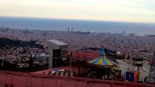 Tibidabo temple and panorama x264