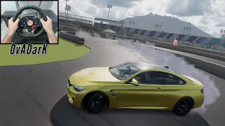 BMW M4 Coupe Stadium Drifting ~ Forza Horizon 5 / Steering Wheel & Shifter Logitech G29