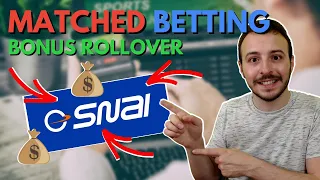 💸Bonus ROLLOVER💸  Esempio MATCHED BETTING