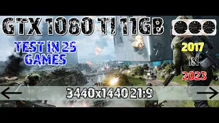 TEST IN 25 GAMES | GTX 1080 TI 11GB | 3440x1440 21:9 UWQHD Benchmark