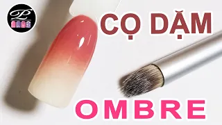 Review đánh giá và hướng dẫn thực hành cách sử dụng cọ dặm Ombre Nail