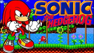 Sonic the Hedgehog (Knuckles) (Genesis/Mega Drive) Playthrough/Longplay (All Emeralds)