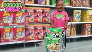 GOO GOO GABY GOES GROCERY SHOPPING! (Learn to Eat Healthy with Goo Goo Girlz)