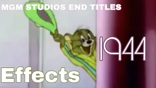 MGM STUDIOS END TITLES (1944) EFFECTS