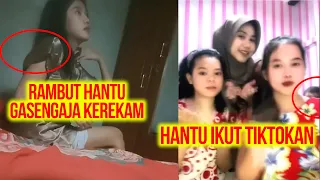 Wanita Diganggu Hantu Saat Tiktokan