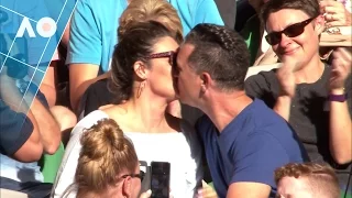 It's LOVE-ALL at Rod Laver Arena after this proposal! | Australian Open 2017