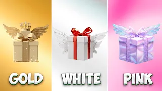 CHOOSE YOUR GIFT🎁 GOLD ,WHITE OR PINK 💛🤍💝