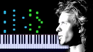 Every Breath You Take - The Police / Sting Piano Tutorial