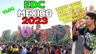 EDC MÉXICO 2023 [vlog] Martin Garrix, Bizarrap, Uzielito, Zomboy Mariana BO full live Guillen Vlogs