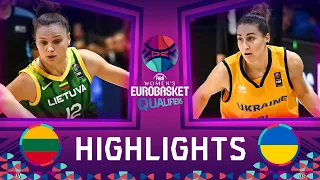 Lithuania v Ukraine | Basketball Highlights - FIBA Women's EuroBasket 2023 Qualifiers