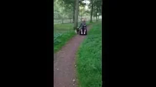 Segway Wheelchair Mobility Add Seat - Out for a walk with the dog