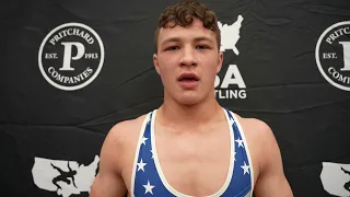 Kendahl Hoare, 2024 U15 Nationals freestyle champion at 85 kg