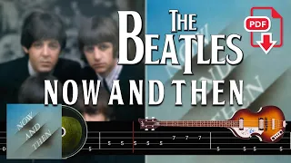 The Beatles - Now And Then (🔴Bass Tabs + Backing Track) @ChamisBass #nowandthen