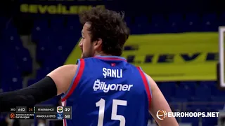 Fenerbahce Beko Istanbul-Anadolu Efes Istanbul 74-106: Sertac Sanli (13 points on 6/6 FG)