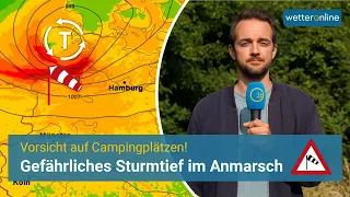 ❗️Achtung ❗️Ungewöhnlich starkes Sturmtief droht am Mittwoch im Nordwesten Deutschlands