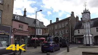 Downham Market Walk: Town Centre【4K】