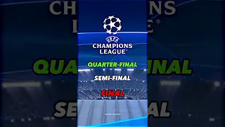 CHAMPIONS LEAGUE 2023  - Quarter-Final/Semi-Final/final 🥵