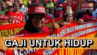 Gaji minima, hapuskan sistem kontrak antara tuntutan himpunan 1 Mei