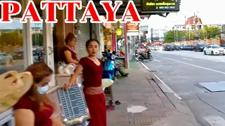 [🇹🇭4K] Pattaya Thailand,Walk,During,Evening,scene,South Pattaya Road Soi 13,15,-August 2022