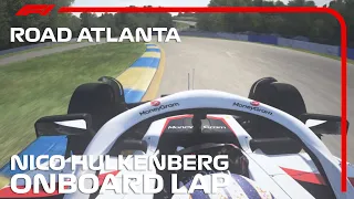 F1 2023 Nico Hulkenberg's Onboard Lap Road Atlanta - United State