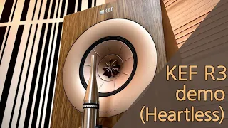 KEF R3 Sound demo ( Heartless )