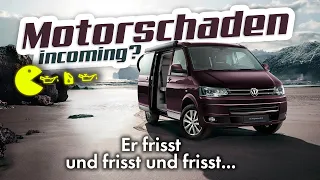 VW T5 BiTurbo Diesel der moderne Trabbi ? | Braucht mehr Öl als Sprit ? Verbrauchsmessung bei VW